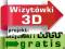 Wizytówki wypukłe 3D,projekt i logo gratis! 250szt