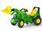 ROLLY TOYS TRAKTOR JOHN DEERE ŁYŻKA POMPOWANE KOŁA