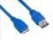 4world Kabel USB 3.0 AF- Micro BM 2.0m|niebieski