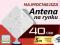 ANTENA DUAL GSM 3G 4G LTE 40 dBi NAJMOCNIEJSZA FME