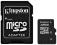 Kingston microSDHC 32GB class 4 + adapter