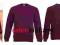 Fruit Of The Loom set-in bluza dresowa M bordo