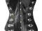 Gorset Steampunk goth gothic victorian klamry XL