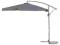 PARASOL OGRODOWY DUZY NA WYSIĘGNIKU 3,5 M SZARY