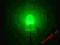 Dioda LED 20 mA 3,0-3,4V 5mm zielona GREEN 10szt