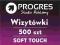 Wizytówki 500 szt. 350g + folia SOFT TOUCH aksamit