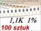 1,1K 1% SMD 1206 YAGEO Rezystor (100szt) /D020