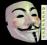Maska Anonymous V jak Vendetta strój GuLE-SBUUVa