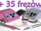 FREZARKA manicure JD500-35W Biała+35frezow+5nakła