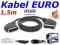 Kabel przewód video Euro Scart 1,5m Lexton TV DVB