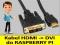 Kabel HDMI -&gt; DVI do Raspberry Pi 1.5m