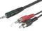 MONACOR ACA-1735 Kabel audio mini jack x 2RCA 2m