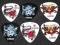 ROCK Demon Picks Set .80mm zestaw kostek zest 6szt