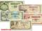 11.Jugosławia, Zest.Banknotów szt.5, St.2/3