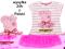 Świnka Peppa baletnica _ paski _ tiul TUTU _ 122cm