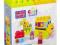 Klocki Mega Bloks Literkowy Autobus Szkolny 44 el.