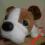 A DUZY THE DOG KOLEKCJA 30 CM MIODOWO BIALY