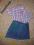 Zestaw-Bluzka NEW LOOK na 12 lat +spódnica jeanas