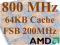 AMD DURON 800MHz 64KB Cache FSB 200MHz S.A