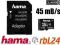 HAMA 32GB KARTA MICROSD SDHC 45MB/s CLASS10 -- 24h