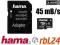 HAMA 64GB KARTA MICROSD SDXC 45MB/s CLASS10 -- 24h