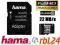 HAMA 32GB KARTA MICROSD SDHC 22MB/s CLASS10 -- 24h