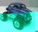 MONSTER TRUCK VW BEETLE AUTO NAPĘD DIE CAST 1:32