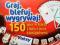 WSPANIAŁY ZESTAW 150 GIER KARTY, KOŚCI, ŁAMIGŁÓWKI