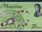 Mauritius 25 cents -Krewetki