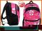 POLSKIE plecaki szkolne RÓŻOWY Sztywne plecy GWARA