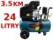 KOMPRESOR 24 SPRĘŻARKA BUTLA 24 L 2.5 KW/ 3,4KM