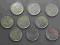 Francja, monety 5 franków. zestaw