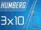 DRABINA ALUMINIOWA HUMBERG 3x10 - OPCJA MALARSKA