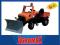 Rolly Toys 037476 ciężarówka z pługiem na pedały