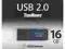 TOSHIBA FLASHDRIVE 16GB USB 2.0 HAYABUSA BLUE