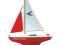 Gnther 1830 Żaglówka Captain Hook czerwono-biała