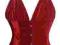 RED VELVET TOUCH gorset gothic victorian retro 38