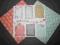 ZESTAW papierów do SCRAPBOOKING MIX tagi