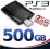 DYSK HDD 500GB + KIESZEŃ DO SONY PS3 SUPER SLIM