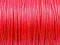 Sznurek woskowany 1mm czerwony - 2 metry