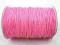 Sznurek woskowany 1mm koralowy- 2 metry