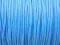 Sznurek woskowany 1mm niebieski - 2 metry