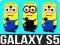 ETUI+FOLIA SAMSUNG GALAXY S5 MINIONEK OBUDOWA CASE