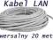 KABEL LAN SIECIOWY ETHERNET RJ45 CAT5E UTP 20M