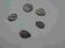 Zestaw monet 5 sztuk Kopiejek Ag (Łezki)
