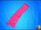 8422-49 __WELNIANY ROZOWY SZALIK Z FREDZLAMI__