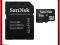 microSDHC 8GB Card + SD Adapter Sklepy