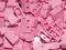 Klocek LEGO Bright Pink 1x2 Brick x40 szt NOWE