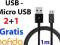 Nowy Kabel Micro USB Samsung Nokia Kup 2+1 Gratis!