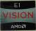 Oryginał Amd Vision E1 19.5x16.5mm (389)